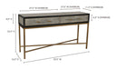 Mako Console Table Grey
