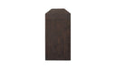 Evander Console Table Rustic Brown