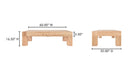 Evander Coffee Table Rectangle Aged Oak