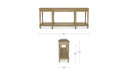 Martha Console Table Brown