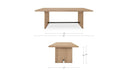 Madison Dining Table Natural