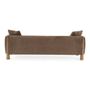 Voight - Contemporary Brown Fabric Sofa