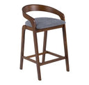 Weiss - Mid-Century Modern Walnut Round Bar Table