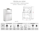 VR275 Verona White TV Entertainment System Made In Italy