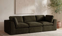 Cates Slipper Chair Dark Green