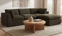 Cates Slipper Chair Dark Green