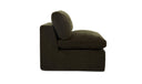 Cates Slipper Chair Dark Green