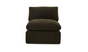 Cates Slipper Chair Dark Green