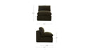 Cates Slipper Chair Dark Green