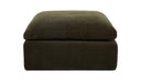 Cates Ottoman Dark Green