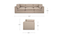 Cates Modular Sofa Pebble