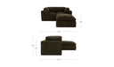 Cates Nook Modular Sectional Dark Green
