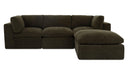 Cates Lounge Modular Sectional Dark Green