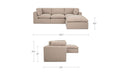Cates Lounge Modular Sectional Pebble