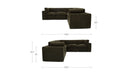 Cates Classic L Modular Sectional Dark Green