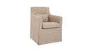 Lydia Outdoor Slipcover Dining Chair Light Brown