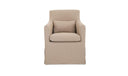 Lydia Outdoor Slipcover Dining Chair Light Brown
