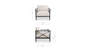 Willow Outdoor Accent Chair Cream