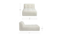 Sunseeker Outdoor Chaise Brown Stripe