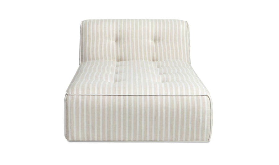 Sunseeker Outdoor Chaise Brown Stripe