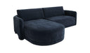 Emmy Sectional Dark Blue Left