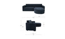 Emmy Sectional Dark Blue Right