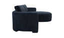 Emmy Sectional Dark Blue Right