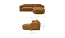 Emmy Sectional Ginger Right
