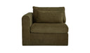 Swift Left Arm Facing Chair Dark Green