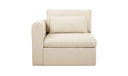 Swift Left Arm Facing Chair Light Beige