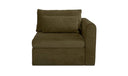 Swift Right Arm Facing Chair Dark Green