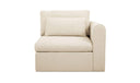 Swift Right Arm Facing Chair Light Beige