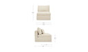 Swift Slipper Chair Light Beige