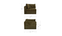 Swift Corner Chair Dark Green