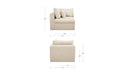 Swift Corner Chair Light Beige