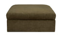 Swift Storage Ottoman Dark Green