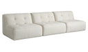 Sunseeker 3 Piece Outdoor Sofa Brown Stripe