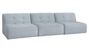 Sunseeker 3 Piece Outdoor Sofa Light Blue