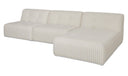 Sunseeker 3 Piece Outdoor Lounge Brown Stripe