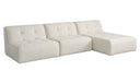 Sunseeker 3 Piece Outdoor Lounge Brown Stripe