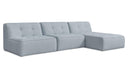 Sunseeker 3 Piece Outdoor Lounge Light Blue