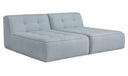 Sunseeker 2 Piece Outdoor Sun Lounger Light Blue