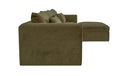 Swift Lounge Modular Sectional Dark Green