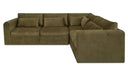 Swift Classic L Modular Sectional Dark Green