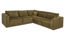 Swift Classic L Modular Sectional Dark Green