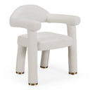 Walbrook - Modern Fabric + Gold Dining Chair