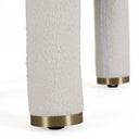 Walbrook - Modern Off-White Fabric + Gold Dining Chair