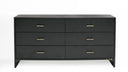 Wales Modern Grey Ash Dresser