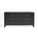 Wales Modern Blue Fabric Bed
