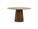 Weiss - Mid-Century Modern Walnut Round Dining Table